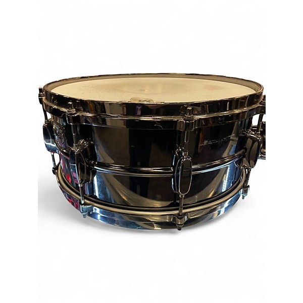 Used TAMA 14X6.5 Metalworks Snare BLACK NICKEL Drum