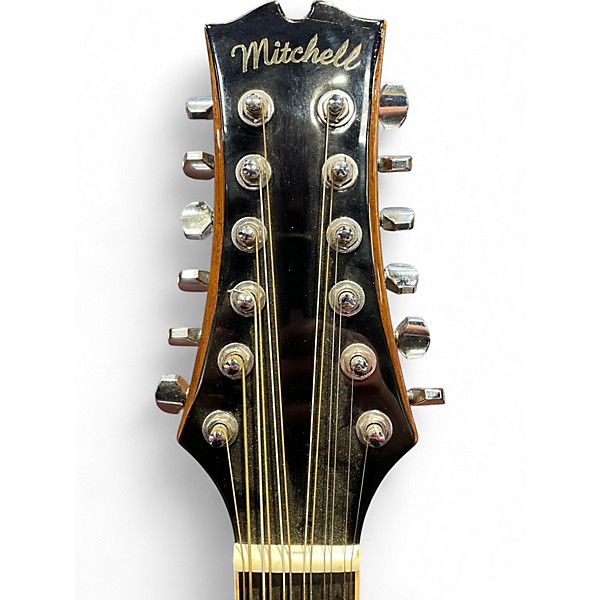 Used Mitchell D120S12E Natural 12 String Acoustic Electric Guitar