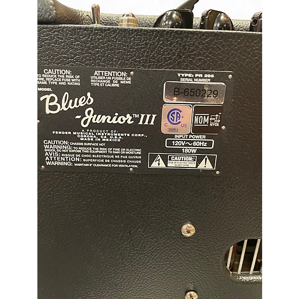 Used Fender Blues Junior III Tube Guitar Combo Amp