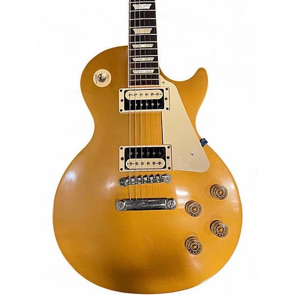 Used 2017 Gibson Les Paul Classic Gold Solid Body Electric Guitar