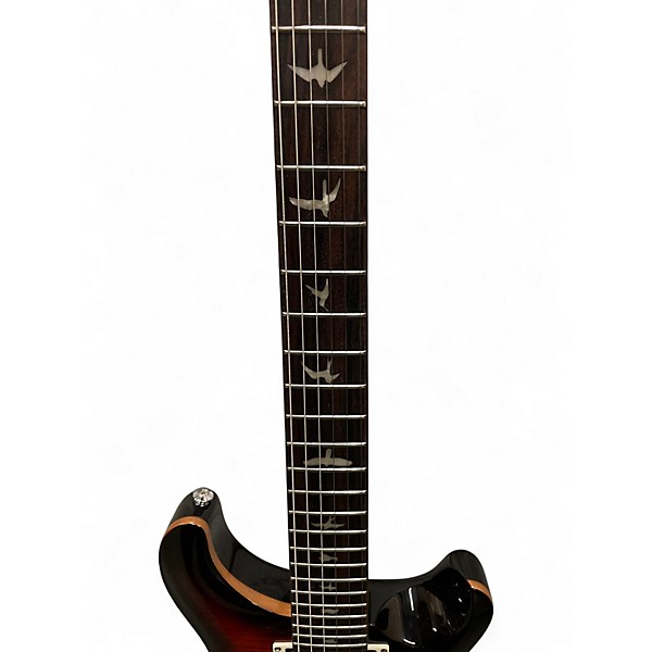 Used PRS SE Custom 24 Black Gold Sunburst Solid Body Electric Guitar