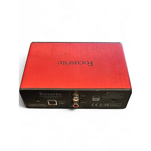 Used Focusrite Scarlett Solo Audio Interface