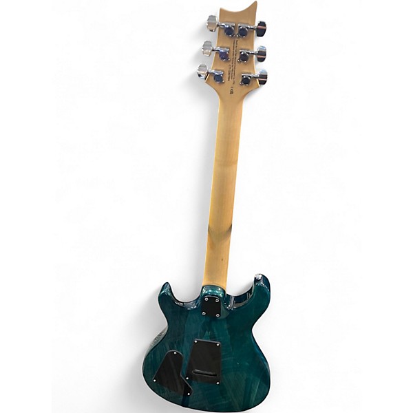 Used PRS Swamp Ash Special SE IRIS BLUE Solid Body Electric Guitar