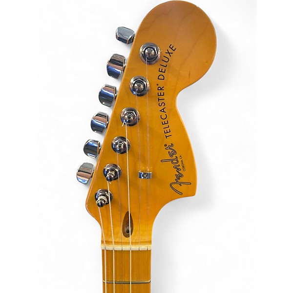 Used Fender American Professional II Telecaster Deluxe Mystic Surf Green Solid Body Electric Guitar