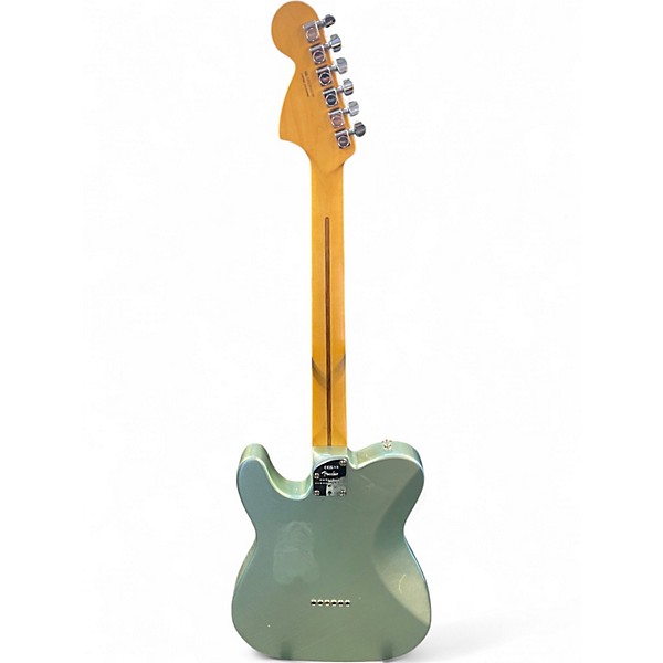 Used Fender American Professional II Telecaster Deluxe Mystic Surf Green Solid Body Electric Guitar