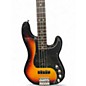 Used Fender American Ultra Precision Bass Tobacco Sunburst Electric Bass Guitar