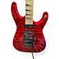 Used Jackson JS34Q Dinky Trans Red Solid Body Electric Guitar