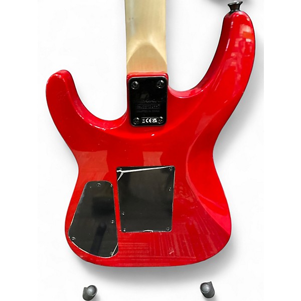 Used Jackson JS34Q Dinky Trans Red Solid Body Electric Guitar
