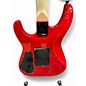 Used Jackson JS34Q Dinky Trans Red Solid Body Electric Guitar