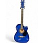 Used Rogue RA-090 Dreadnought Blue Acoustic Guitar thumbnail