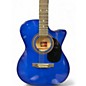 Used Rogue RA-090 Dreadnought Blue Acoustic Guitar