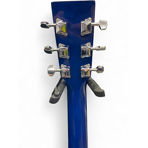 Used Rogue RA-090 Dreadnought Blue Acoustic Guitar