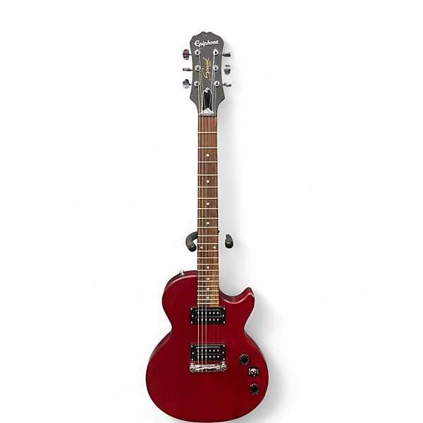 Used Epiphone Les Paul Studio Worn Cherry Solid Body Electric Guitar