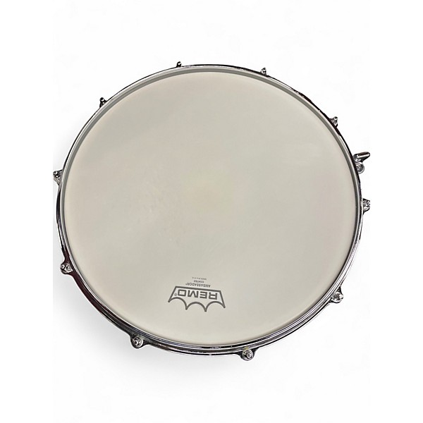 Used Yamaha 14X6.5 Recording Custom Snare Brushed Aluminum Drum