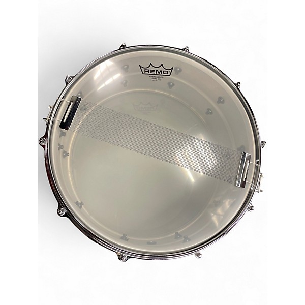 Used Yamaha 14X6.5 Recording Custom Snare Brushed Aluminum Drum