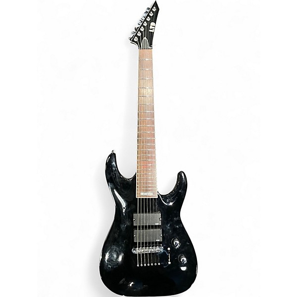 Used ESP LTD SC207 Stephen Carpenter Signature 7 String Black Solid Body Electric Guitar
