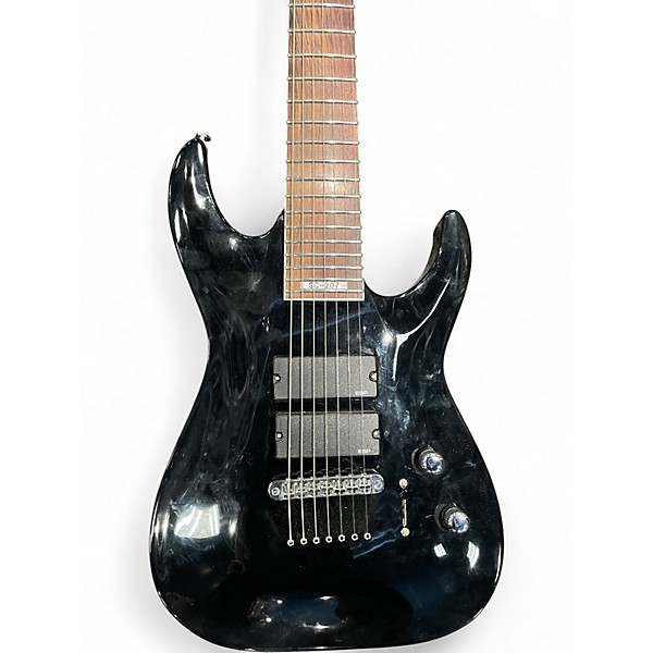 Used ESP LTD SC207 Stephen Carpenter Signature 7 String Black Solid Body Electric Guitar
