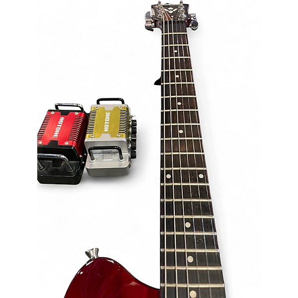 Used Washburn WI-64 Wine Red Solid Body Electric Guitar
