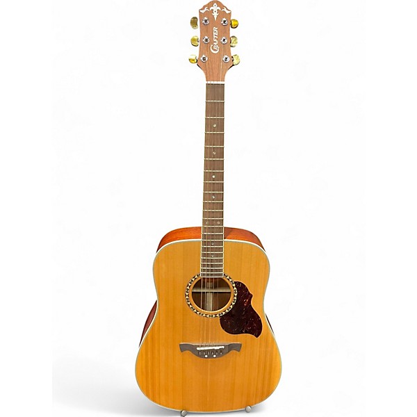 Used Crafter Guitars D-7 Natural Acoustic Guitar