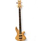 Used Schecter Guitar Research Stiletto Custom 4 String Natural Electric Bass Guitar thumbnail