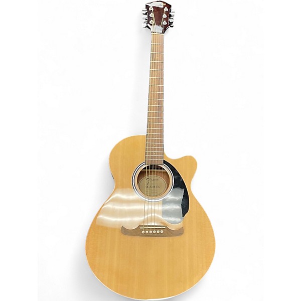 Used Fender FA135CE Concert Natural Acoustic Electric Guitar