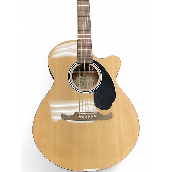 Used Fender FA135CE Concert Natural Acoustic Electric Guitar