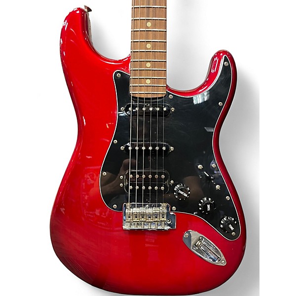 Used 2023 Fender Player Stratocaster HSS Candy Red Burst Solid Body Electric Guitar
