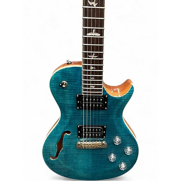 Used PRS Zach Myers Signature SE Trans Blue Solid Body Electric Guitar