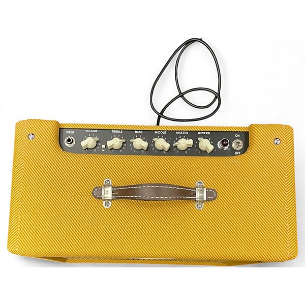 Used Fender Blues Junior IV 15W 1x12 Lacquered Tweed W/Eminence  Tube Guitar Combo Amp