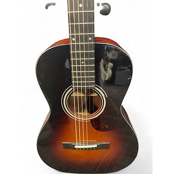Used Eastman E1P DLX 2 Tone Sunburst Acoustic Electric Guitar