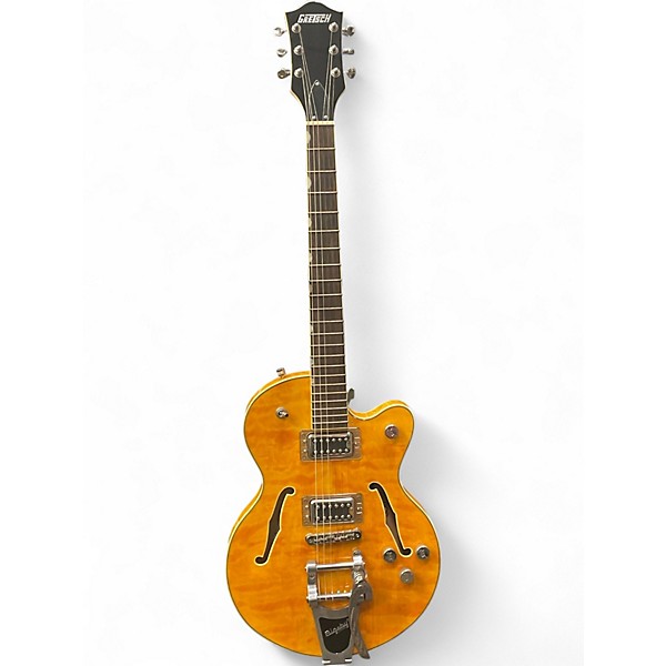 Used 2024 Gretsch Guitars G5655T-QM Vintage Natural Hollow Body Electric Guitar