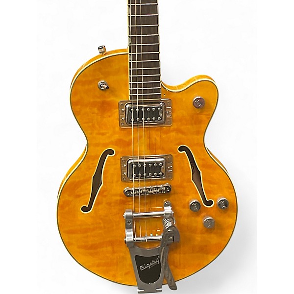Used 2024 Gretsch Guitars G5655T-QM Vintage Natural Hollow Body Electric Guitar