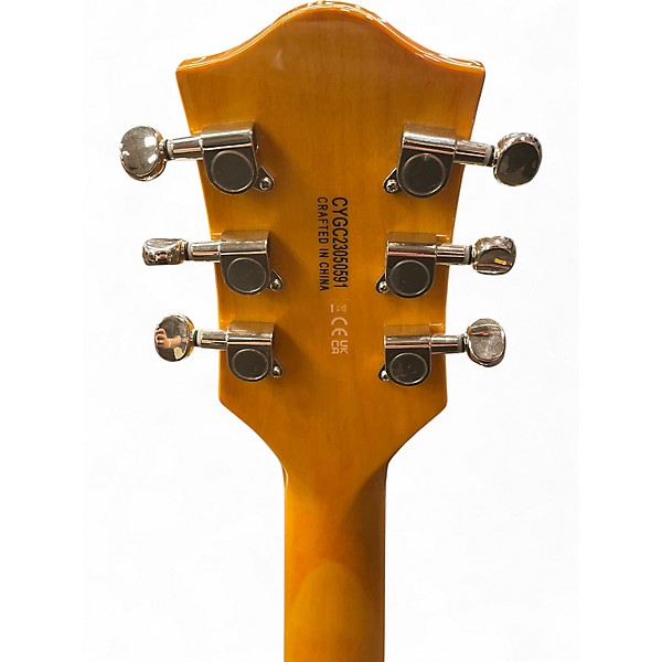 Used 2024 Gretsch Guitars G5655T-QM Vintage Natural Hollow Body Electric Guitar