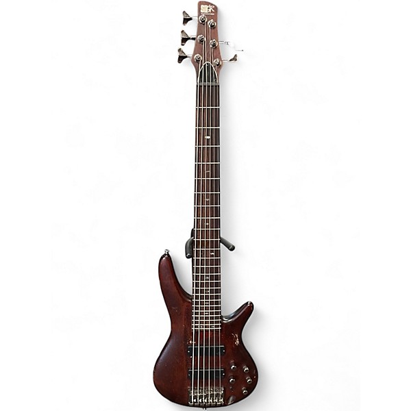 Used Ibanez SR506 6 String Natural Electric Bass Guitar