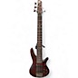 Used Ibanez SR506 6 String Natural Electric Bass Guitar thumbnail