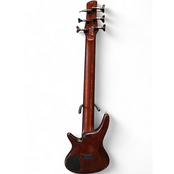 Used Ibanez SR506 6 String Natural Electric Bass Guitar