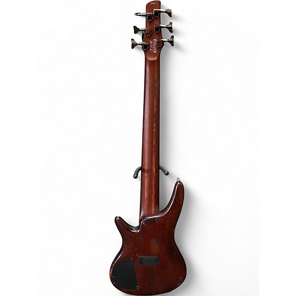 Used Ibanez SR506 6 String Natural Electric Bass Guitar
