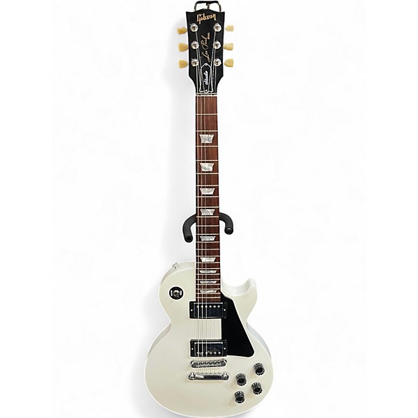 Used Gibson STUDIO LES PAUL HIGH PERFORMANCE Classic White Solid Body Electric Guitar