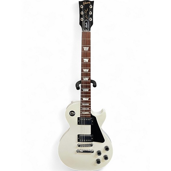 Used Gibson STUDIO LES PAUL HIGH PERFORMANCE Classic White Solid Body Electric Guitar