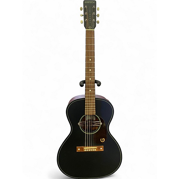 Used Gretsch Guitars DELTOLUXE CONCERT Black Acoustic Electric Guitar
