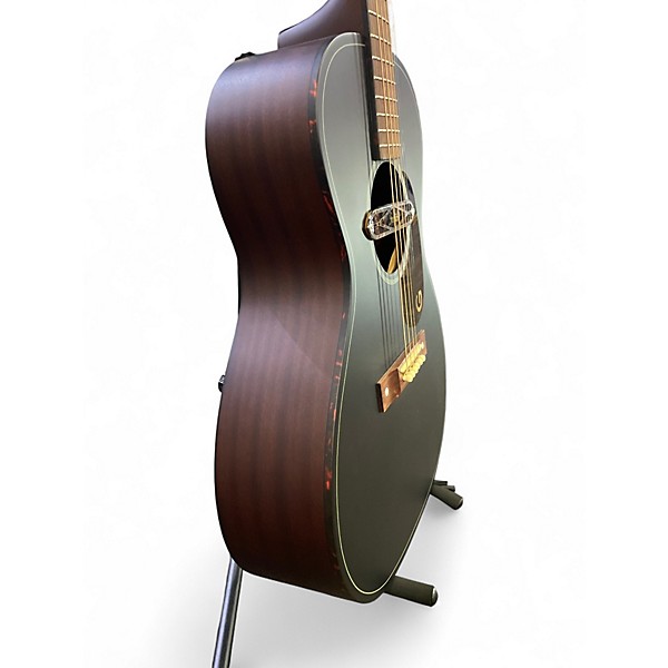 Used Gretsch Guitars DELTOLUXE CONCERT Black Acoustic Electric Guitar