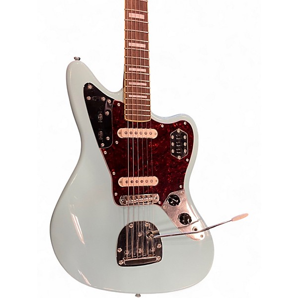 Used Squier Classic Vibe 70s Jaguar Daphne Blue Solid Body Electric Guitar