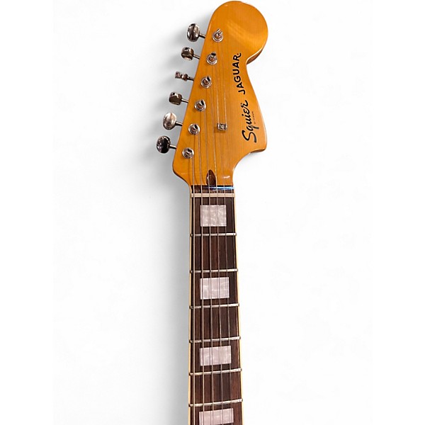Used Squier Classic Vibe 70s Jaguar Daphne Blue Solid Body Electric Guitar