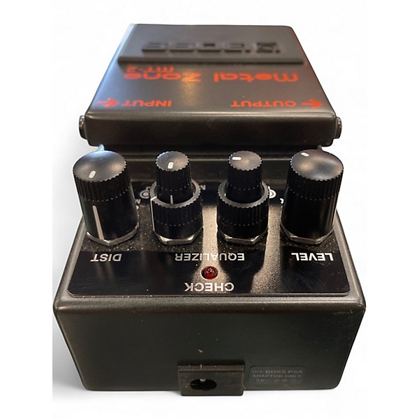 Used BOSS MT2 Metal Zone Distortion Effect Pedal