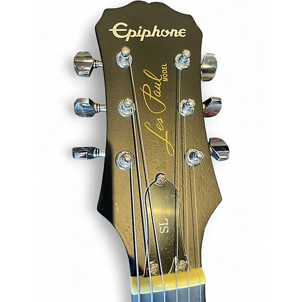 Used Epiphone Les Paul SL Black Solid Body Electric Guitar
