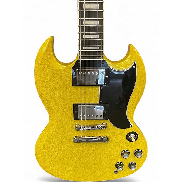 Used Epiphone EXCLUSIVE SG CUSTOM GOLD GLITTER Solid Body Electric Guitar