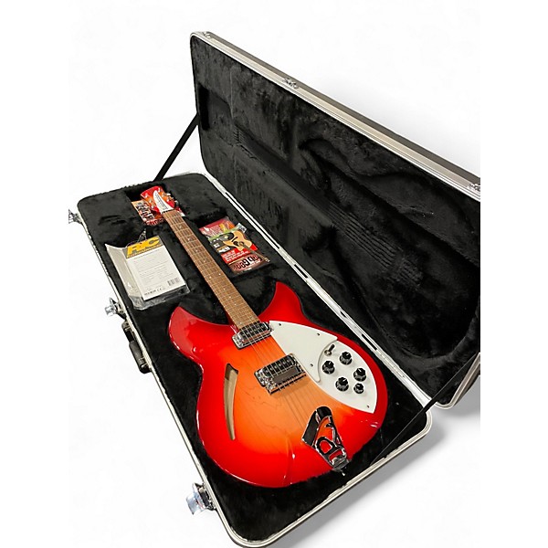 Used 2022 Rickenbacker 330 FG Fireglo Hollow Body Electric Guitar