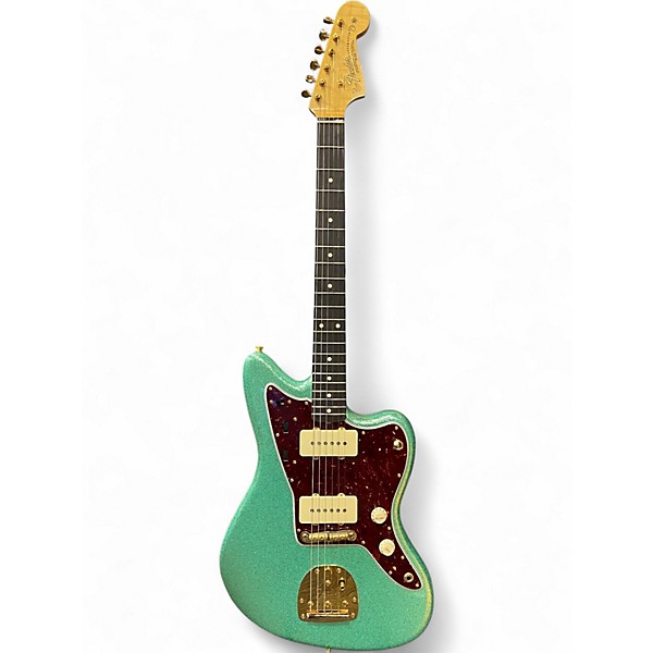 Used 2022 Fender Custom Shop '65 Reissue Jazzmaster SEAFOAM GREEN SPARKLE Solid Body Electric Guitar