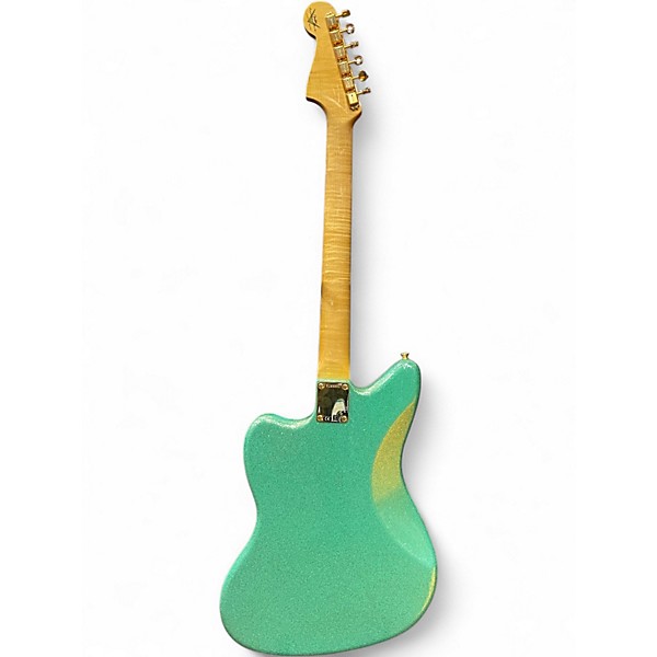 Used 2022 Fender Custom Shop '65 Reissue Jazzmaster SEAFOAM GREEN SPARKLE Solid Body Electric Guitar