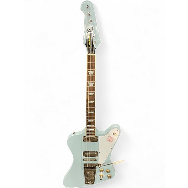 Used Epiphone 1963 FIREBIRD V BLUE Solid Body Electric Guitar